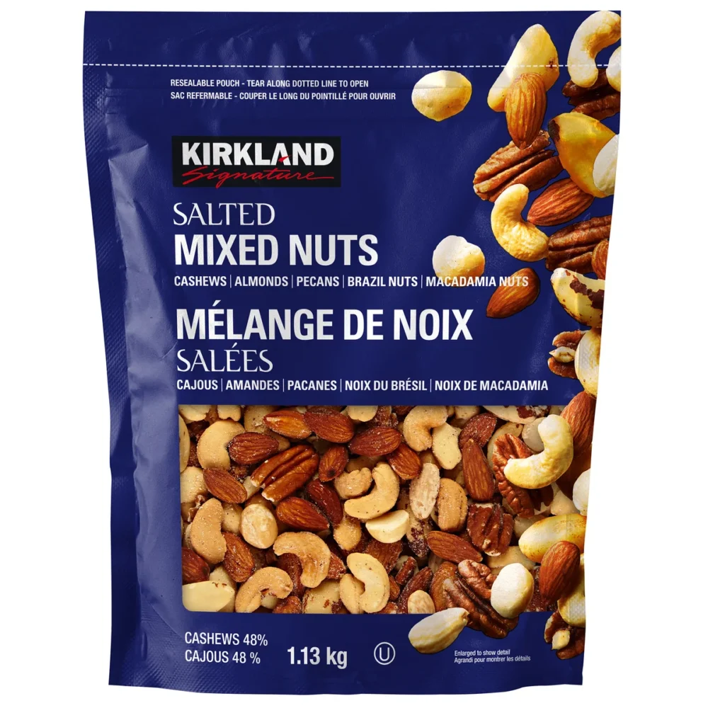 Kirkland Signature Salted Mixed Nuts 1.13 kg jar